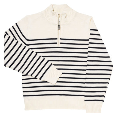 Long Wharf Sconset SeaWell Quarter Zip - Cream