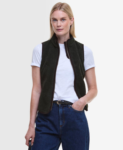 Barbour Burford Fleece Gilet - Olive
