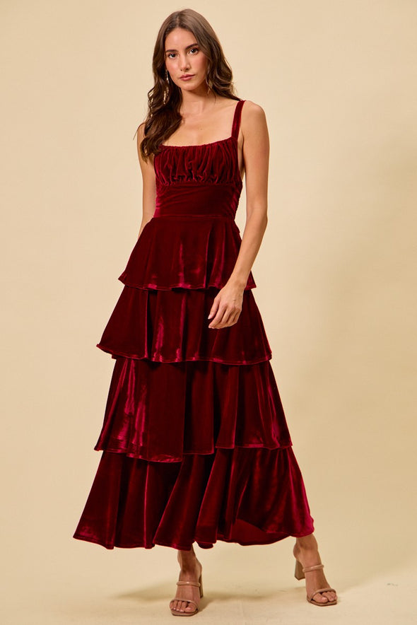 The Wellington Holiday Dress - Wine X-Large The Wellington Holiday Dress - Wine X-Large