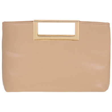 The Grace Clutch - Taupe