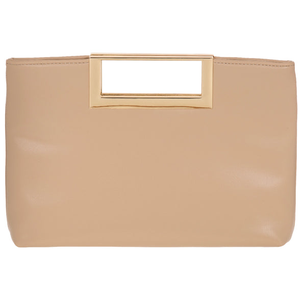 The Grace Clutch - Taupe
