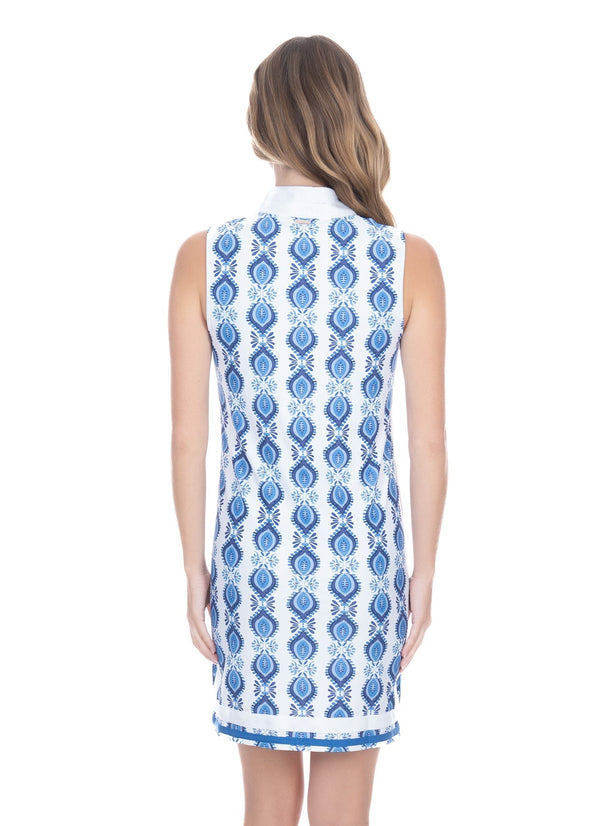 Back view of the Cabana Life San Sebastian Sleeveless Tunic Dress