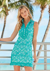 Front view of the Cabana Life St Pete Sleeveless Tunic Dress