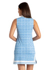 Back view of the xCabana Life Windermere Sleeveless Tunic Dress