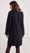 Back view of the Ellen Tracy Lauren Jacket - Navy