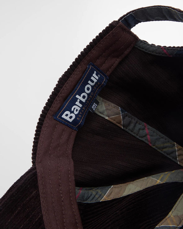 Barbour Preston Corduroy Cap - Brown