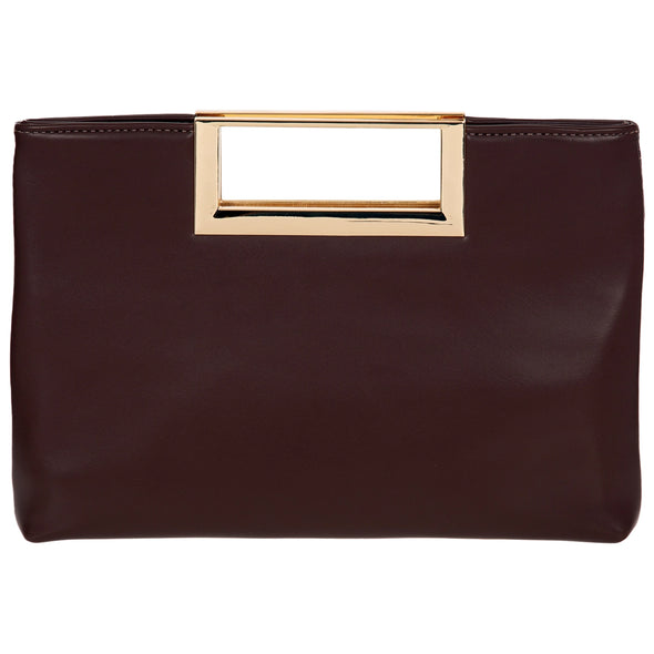 The Grace Clutch - Brown