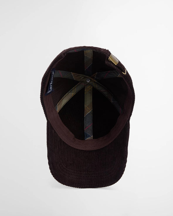 Barbour Preston Corduroy Cap - Brown