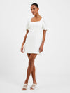 Full body view of the French Connection Bridget Dress - Summer White