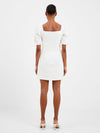 Back view of the French Connection Bridget Dress - Summer White