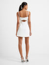 Back view of the French Connection Georgia Dress - Summer White