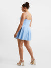 Back view of the French Connection Daisy Dress - Placid Blue