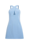 Flat view of the French Connection Ruth Dress - Placid Blue