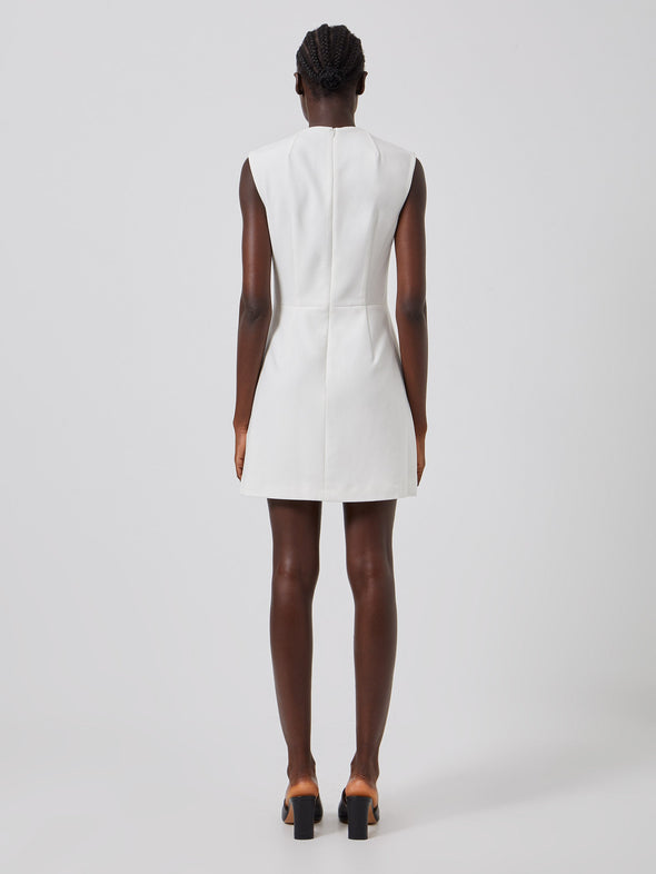 Back view of the French Connection Kylie Dress- Summer White
