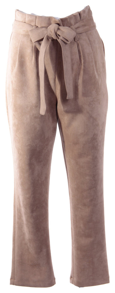Dolce Cabo Faux Suede Waist Pant - Camel