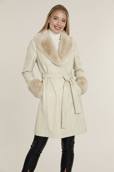 Front view of the Dolce Cabo Aspen Jacket - Beige