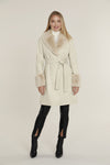 Full body view of the Dolce Cabo Aspen Jacket - Beige