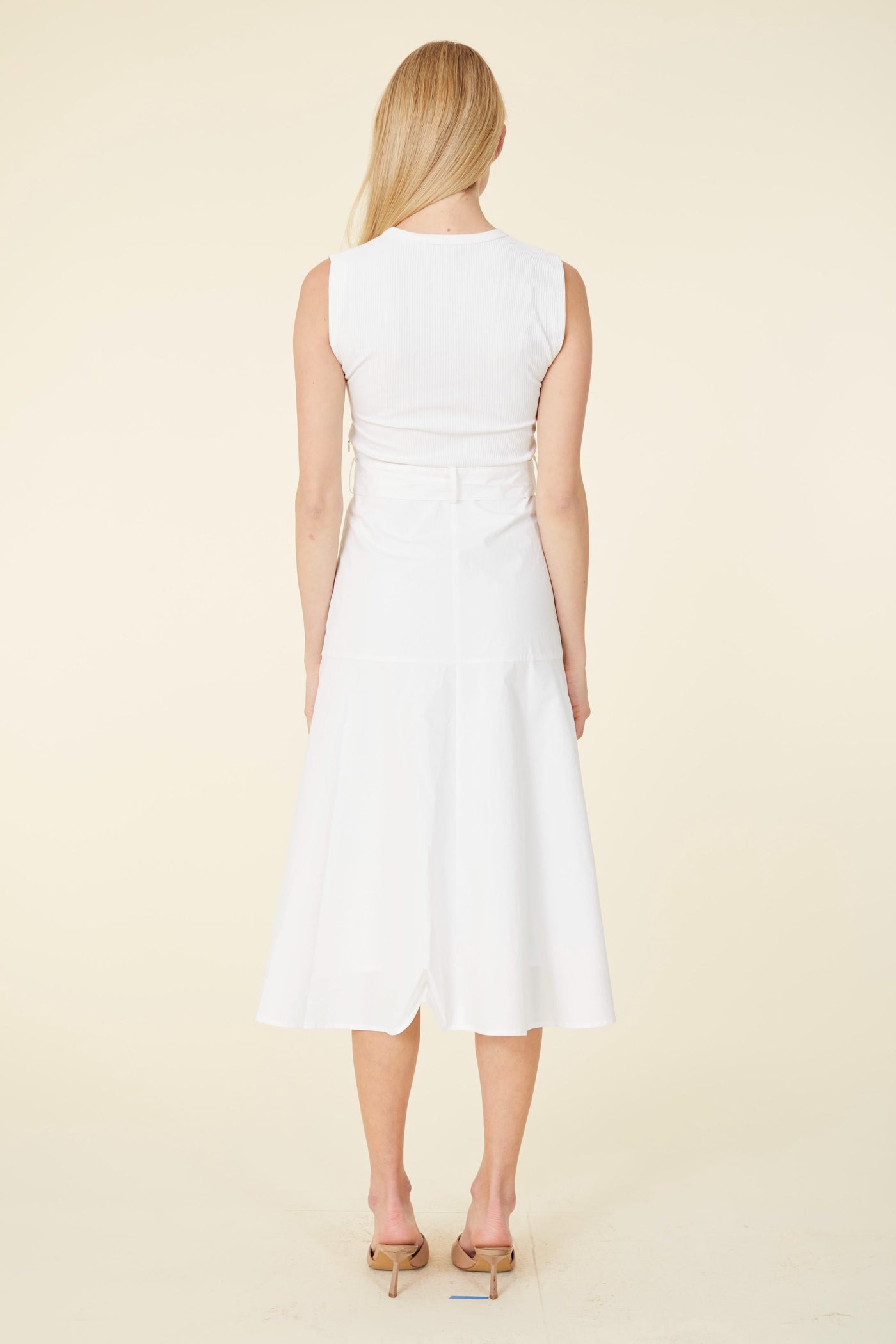 Dolce Cabo Francesca Midi - White THE LUCKY KNOT Dolce Cabo Francesca Midi - White THE LUCKY KNOT