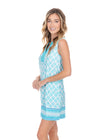 Side view of the Cabana Life Amalfi Coast Sleeveless Tunic Dress