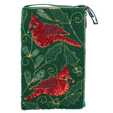 Cardinal Beaded Club Bag