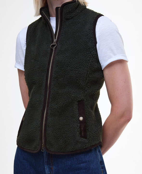 Barbour Burford Fleece Gilet - Olive