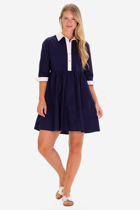 Duffield Lane Aiden Dress - Navy