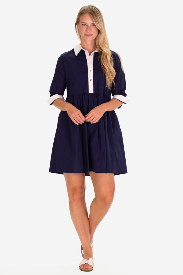 Duffield Lane Aiden Dress - Navy