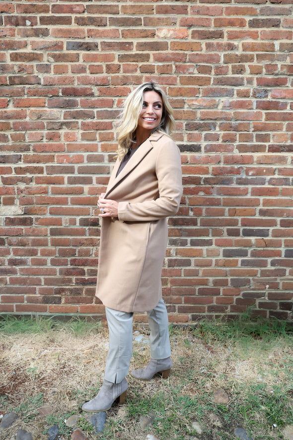 Renuar Long Jacket - Tan