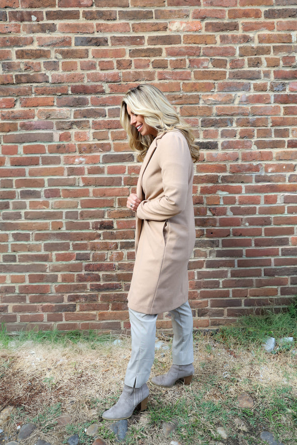 Renuar Long Jacket - Tan