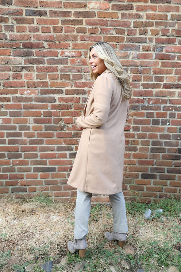 Renuar Long Jacket - Tan