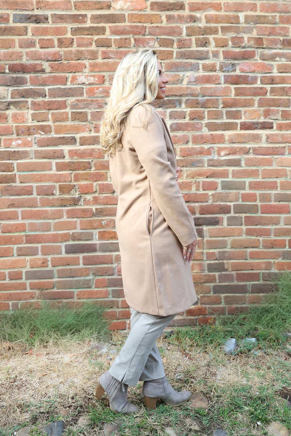Renuar Long Jacket - Tan