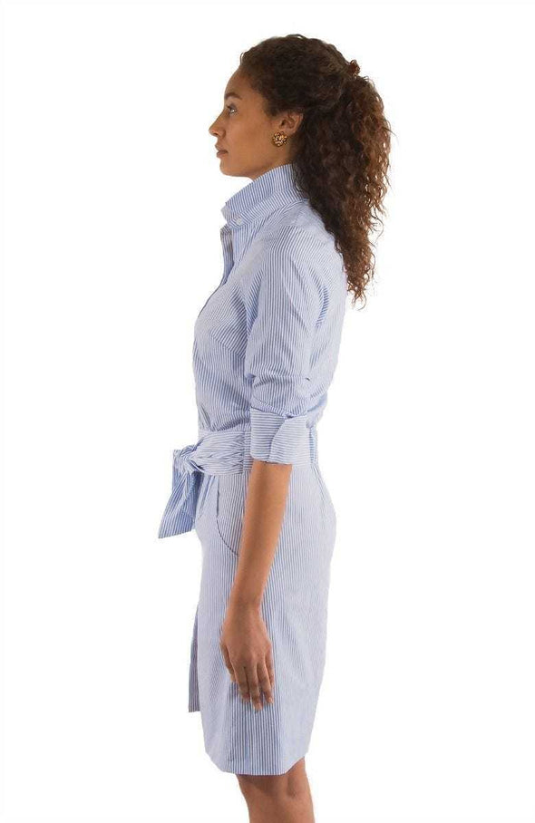 Gretchen Scott Breezy Blouson Dress - Blues