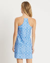 Back view of Jude Connally Bailey Dress - Lattice Ropes Periwinkle