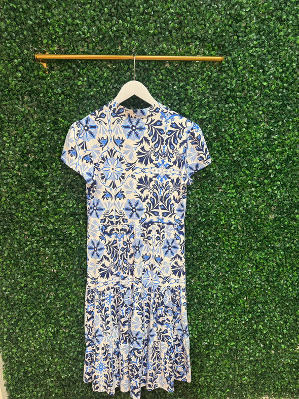 Jude Connally Libby Dress - French Tile White