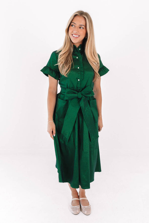 J. Marie Collins Midi Dress - Green