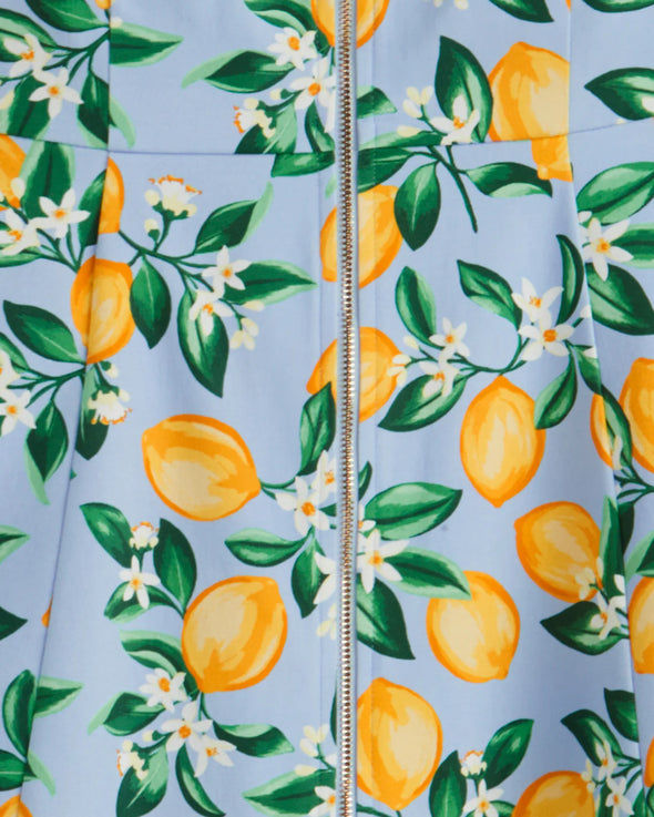 Pattern of the Draper James Mae Love Circle Dress - Lemon Blossom