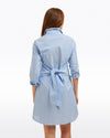 Back view of the Draper James Isabella Shirt Dress - Oxford Shirting