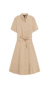 Flat front view of the Ellen Tracy Fox Hill Dress
