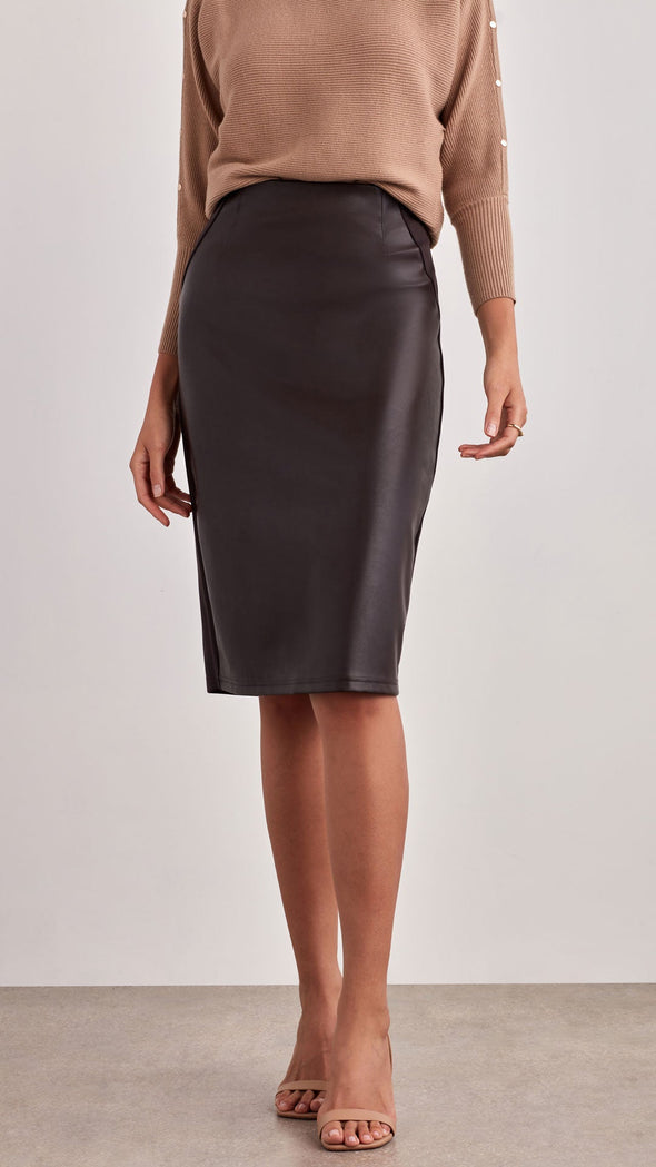 Ellen Tracy Carrie Skirt - Dark Brown