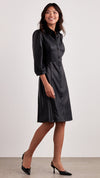 Side view of the Ellen Tracy Soho Dress - Black