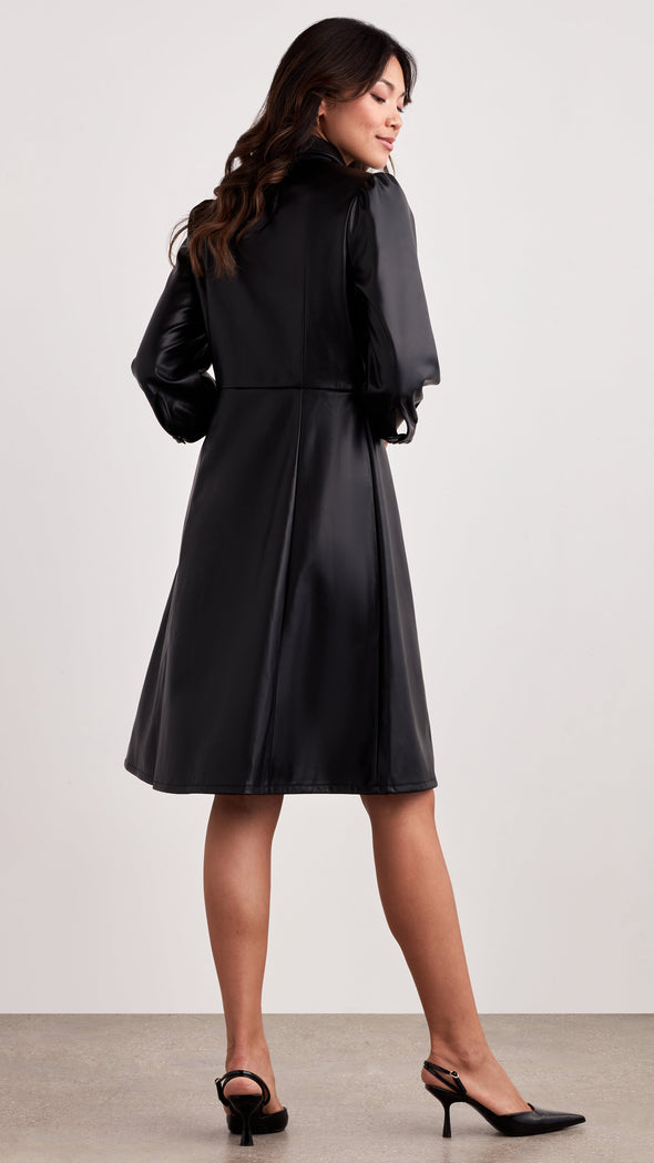 Back view of the Ellen Tracy Soho Dress - Black