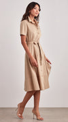 Model in the Ellen Tracy Fox Hill Dress