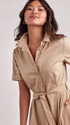 Up close view of the Ellen Tracy Fox Hill Dress