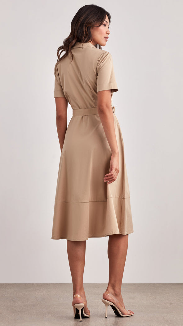 Back view of the Ellen Tracy Fox Hill Dress