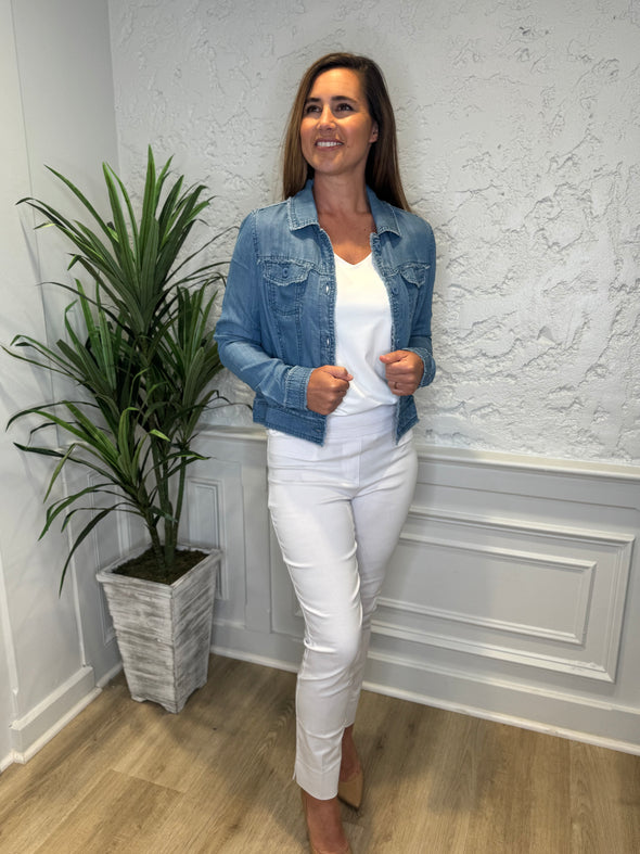 Lulu B Denim Travel Jacket - Blue Jean