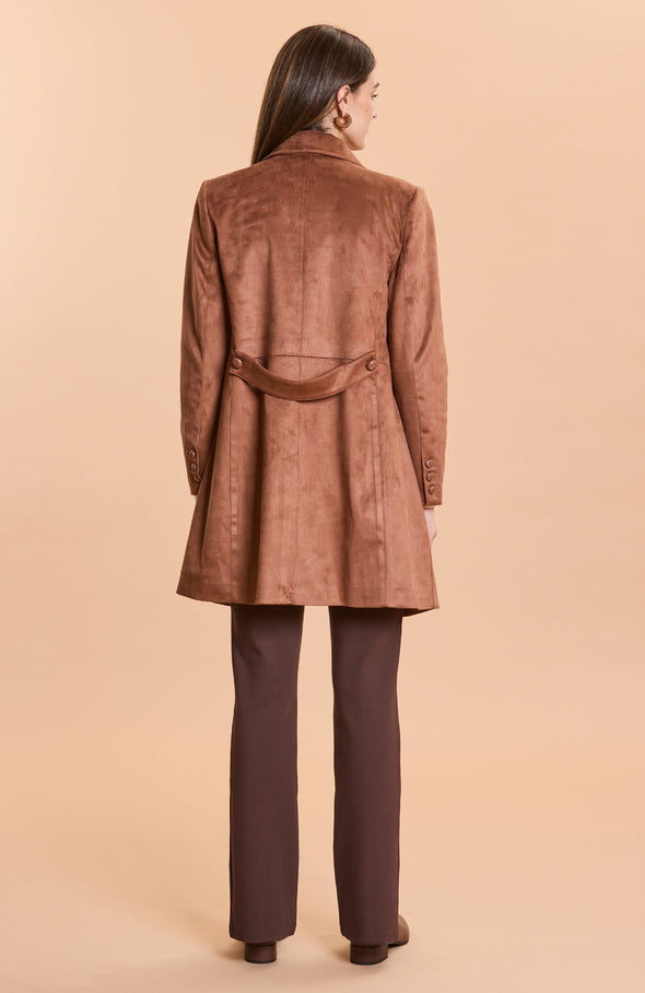 Tyler Boe Jordan Faux Suede Jacket - Saddle
