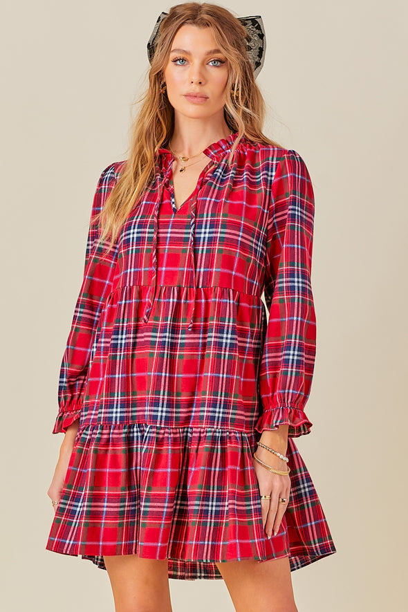 Noel Plaid Dress