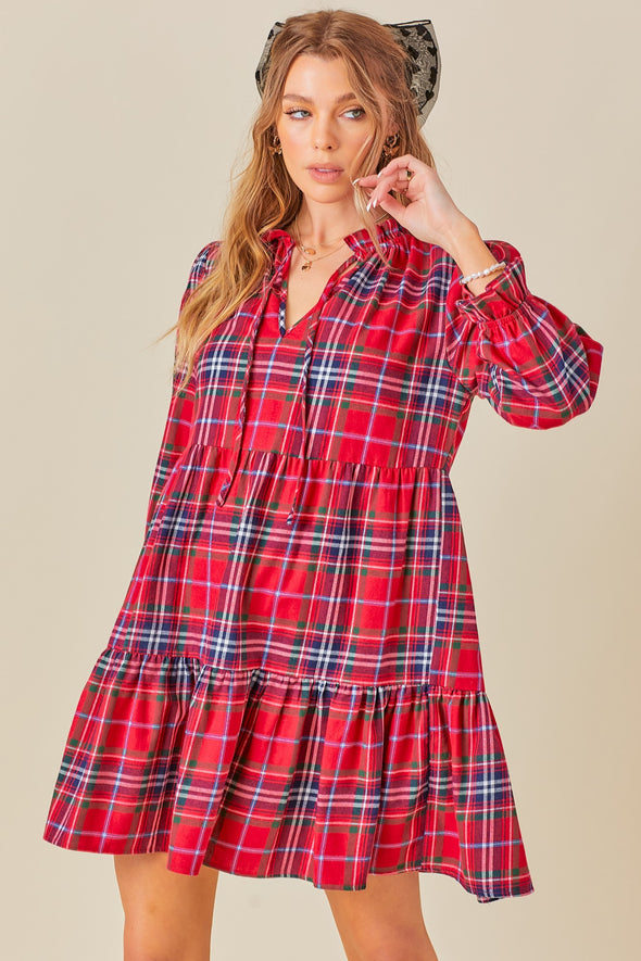 Noel Plaid Dress