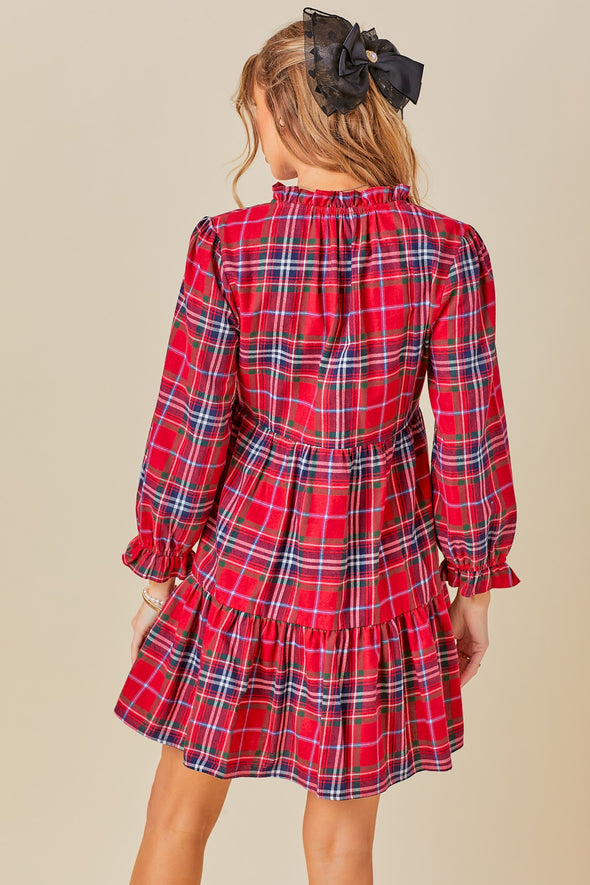 Noel Plaid Dress