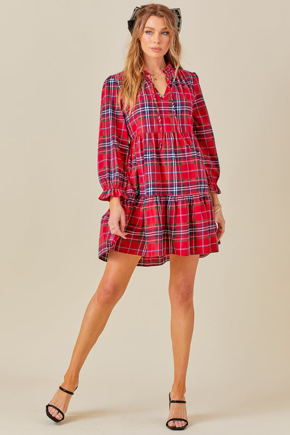Noel Plaid Dress